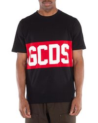 Gcds - Logo Band Cotton T-Shirt - Lyst