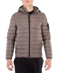 Stone Island - Lightweight Hooded Down Jacket - Lyst