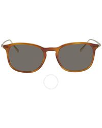 Ferragamo - Grey Square Sunglasses Sf2846s 212 53 - Lyst