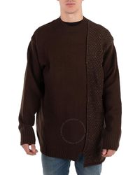 Yohji Yamamoto - Round Neck Knit Sweater, Brand Size 3 - Lyst