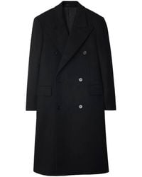 Burberry - Double-Breasted Cashmere Tailored Coat, Brand Size 52 Us - Lyst