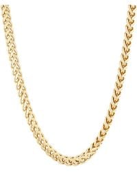 Robert Alton - Stainless Steel Ip Finish Franco Link 24" Chain - Lyst