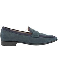Tod's - Regimental Suede Moccasins, Brand Size 5.5 Us - Lyst