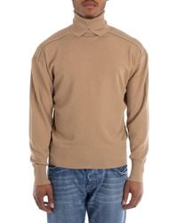 Burberry - Long Sleeved Turtleneck Knitted Sweater - Lyst