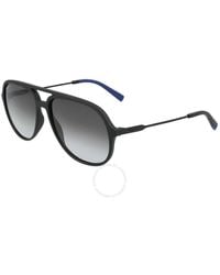 Ferragamo - Grey Gradient Pilot Sunglasses Sf999s 002 60 - Lyst