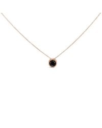 Haus of Brilliance - 14K Rose 3 1/2 Cttw Bezel-Set Round Diamond Solitaire Pendant Necklace - Lyst