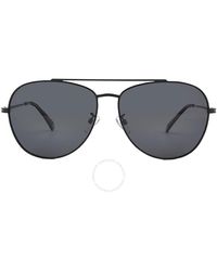 Polaroid - Polarized Grey Pilot Sunglasses Pld 2083/g/s 0807/m9 61 - Lyst
