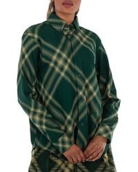 Burberry - Equestrian Knight Check Pattern Shirt, Brand Size 8 Us - Lyst