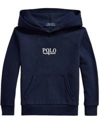Polo Ralph Lauren - Embroidered Logo Hoodie - Lyst