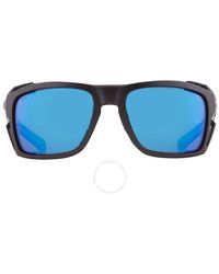 Costa Del Mar - King Tide 8 Blue Mirror Polarized Glass Sunglasses 6s9111 911101 60 - Lyst