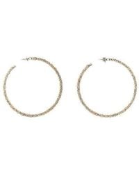 Brunello Cucinelli - Twisted Hoop Earrings, Size - Lyst