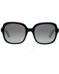 Kate Spade - Polarized Grey Square Sunglasses Babbette/g/s 0807/wj 55 - Lyst