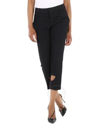 Burberry - Cut-out Detail Tailored Trousers - Lyst