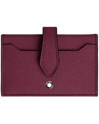 Montblanc - Sartorial 5Cc Leather Card Holder - Lyst