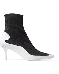 Jimmy Choo - X Marine Serre Moire Ankle Boots, Brand Size 35 Us - Lyst