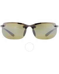 Maui Jim - Banyans Maui Ht Wrap Sunglasses Ht412-02 70 - Lyst
