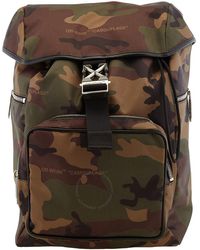 Off-White c/o Virgil Abloh - Off- Camouflage Print Backpack - Lyst