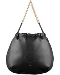 A.P.C. - Ninon Logo Chain Shoulder Bag - Lyst