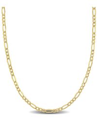 Amour - 2.5Mm Figaro Link Chain Necklace - Lyst