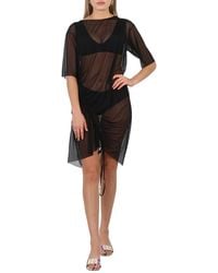 Wolford - Ladies Transparent Soft Tulle Yoon Beach Cover Up - Lyst