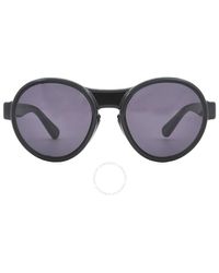 Moncler - Steradian Grey Round Sunglasses Ml0205 01a 56 - Lyst