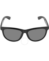 Calvin Klein - Grey Oval Sunglasses - Lyst