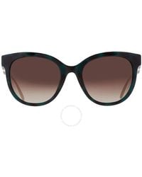 Carolina Herrera - Grey Oval Sunglasses Shn621m 0921 52 - Lyst