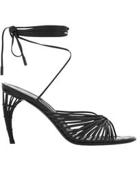 Ferragamo - Atena 85 Cage Heel Sandals - Lyst
