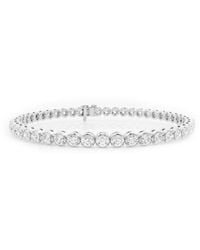 Brilliant Diamond - 5.0 Carat Round Cut Lab Grown Diamond Tennis Bracelet - Lyst