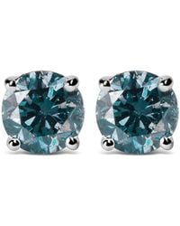 Haus of Brilliance - 14K 2.00 Cttw Round Brilliant-Cut Lab Grown Diamond Classic 4-Prong Stud Earrings With Screw Backs (Vs1-Vs2 Clarity) - Lyst