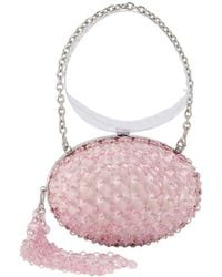 Self-Portrait - Self-Portrait Crystal-Embellished Clutch - Lyst