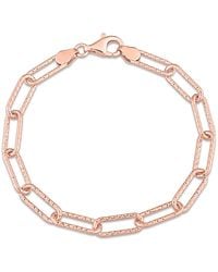 Amour - 6Mm Fancy Cut Oval Link Bracelet - Lyst