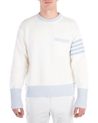 Thom Browne - Cotton 4-Bar Hector Pullover - Lyst