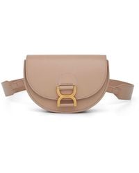 Chloé - Marcie Mini Flap Leather Crossbody - Lyst