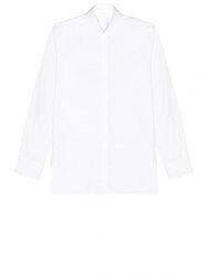 Givenchy - Contemporary Ls Shirt W/ 4G Embroidery_White, Brand Size 40 (Us - Lyst