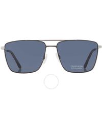 Calvin Klein - Grey Navigator Sunglasses Ck21116s 008 58 - Lyst