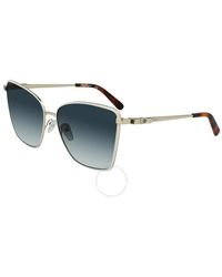 Ferragamo - Blue Gradient Butterfly Sunglasses Sf279s 721 59 - Lyst
