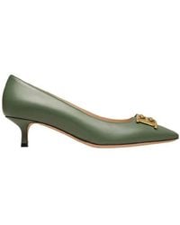 Bally - Evanca 45 Leather Pumps, Brand Size 36 Us - Lyst
