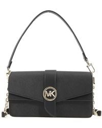 Michael Kors - Ladies Greenwich Medium Saffiano Leather Shoulder Bag - Lyst