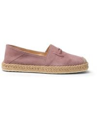 Tod's - Tod's Suede Espadrilles - Lyst