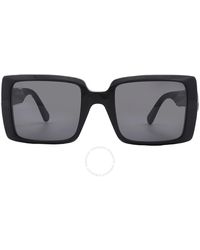Moncler - Smoke Square Sunglasses Ml0244 01a 53 - Lyst