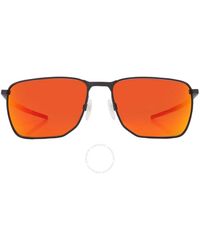 Oakley - Ejector Prizm Ruby Polarized Rectangular Sunglasses Oo4142 414215 58 - Lyst