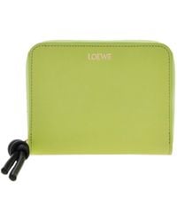 Loewe - Knot Compact Zip Around Wallet - Lyst