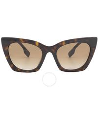 Burberry - Marianne Brown Gradient Cat Eye Sunglasses Be4372u 300213 52 - Lyst