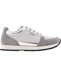 Bally - Athyna Calf Suede Low-Top Sneakers - Lyst