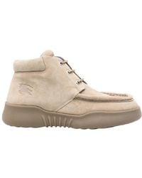 Burberry - Hunter Suede Log Boots, Brand Size 39 Us - Lyst