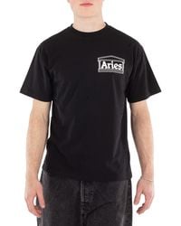 Aries - Cotton Temple T-Shirt - Lyst
