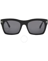 Tom Ford - Nico Smoke Square Sunglasses Ft1062 01a 56 - Lyst