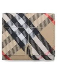 Burberry - Vintage Check Trifold Wallet - Lyst