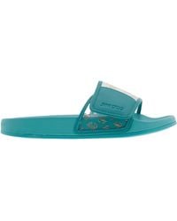 Jimmy Choo - Fitz/F Slide Sandals, Brand Size 35 Us - Lyst